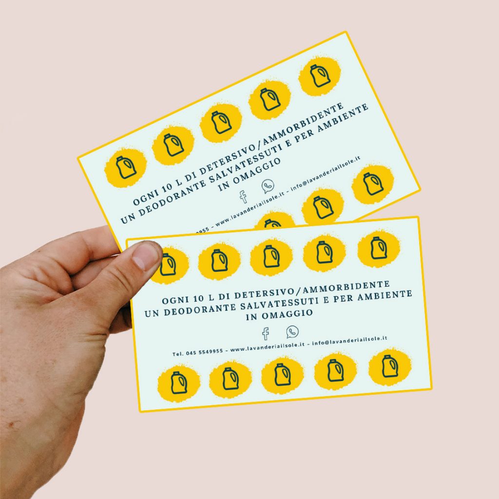 Offerte: Tessera fedeltà di Lavanderia Il Sole