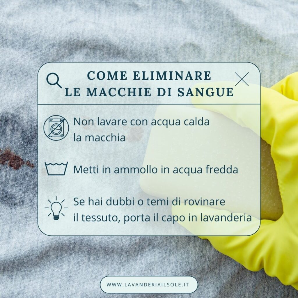 3 consigli su come eliminare macchie di sangue