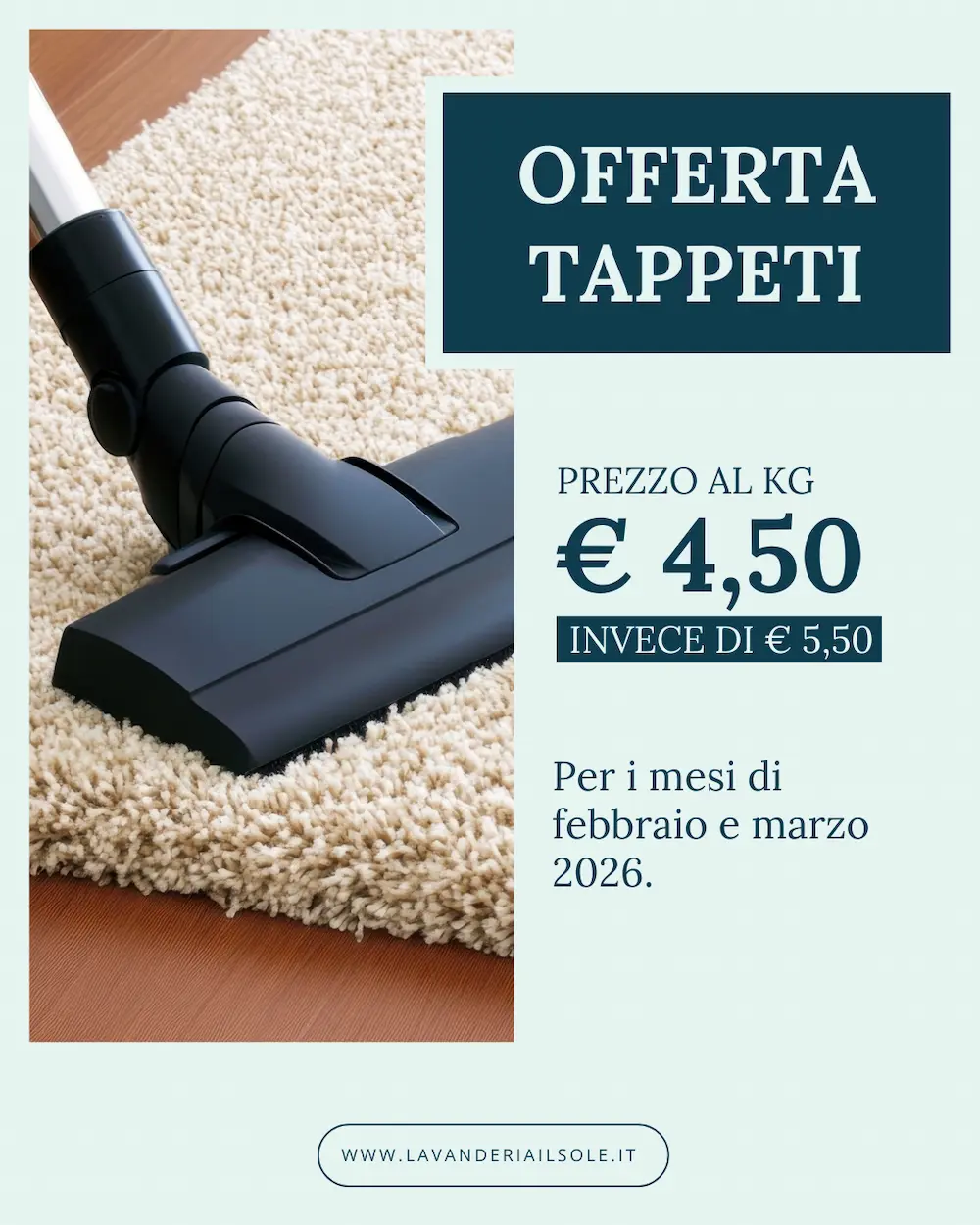 Offerta Tappeti Febbraio-Marzo 2026